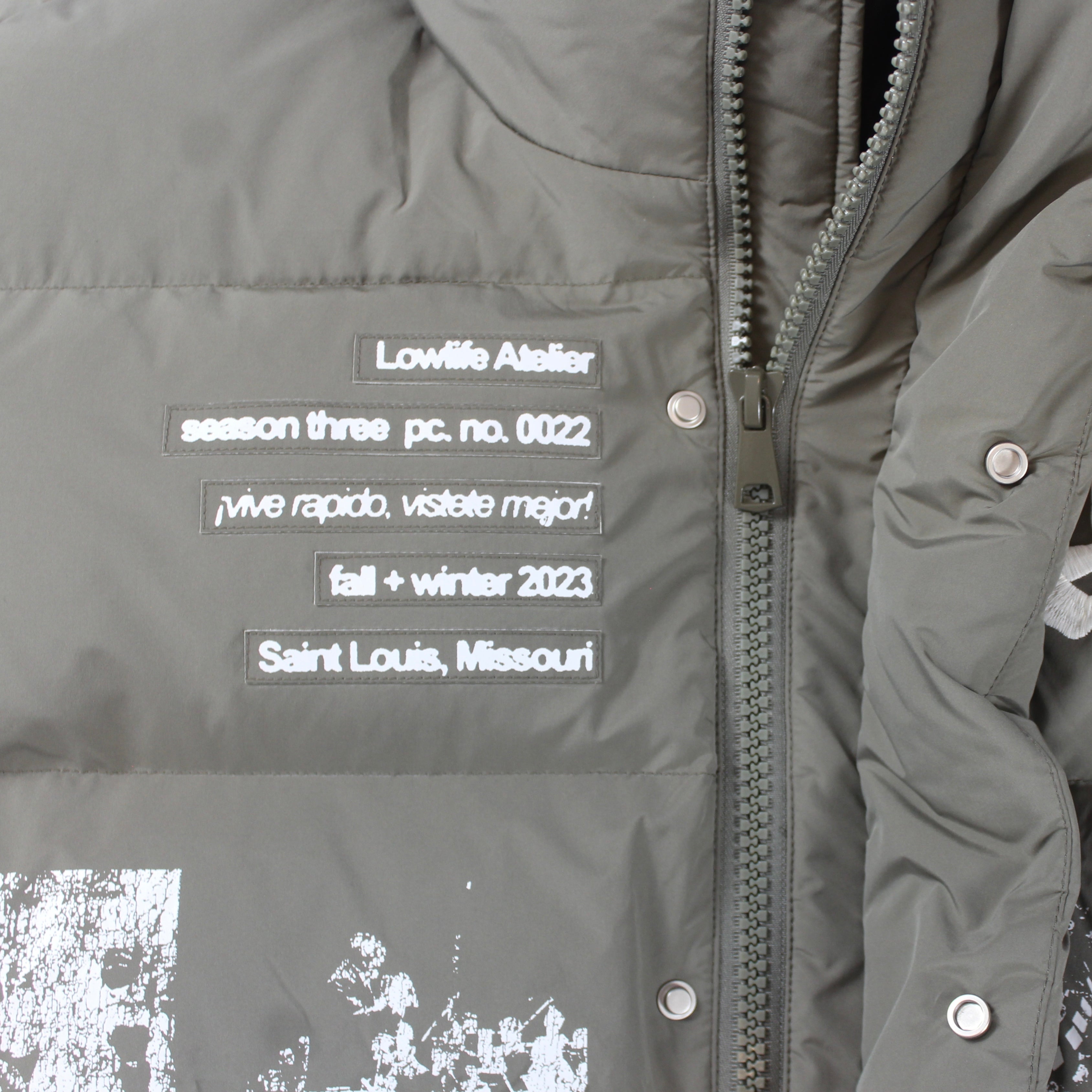 Gray Symphonic Down Jacket