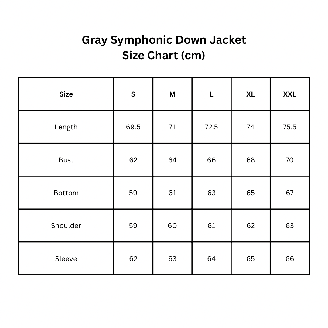 Gray Symphonic Down Jacket