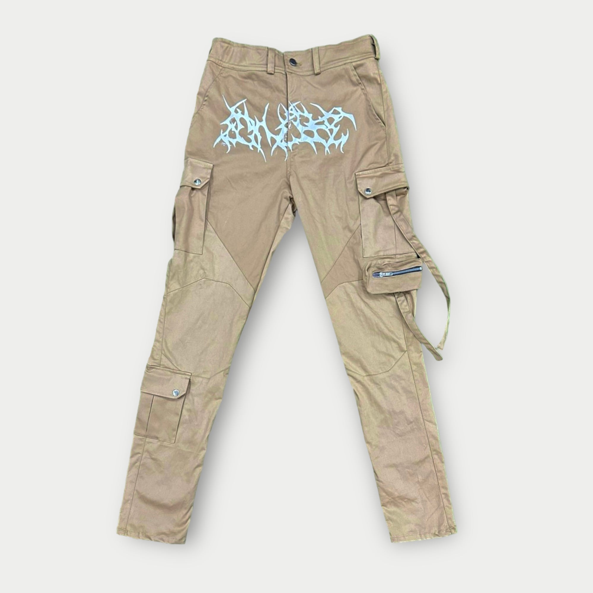 Tapered Utility Cargos (Khaki)