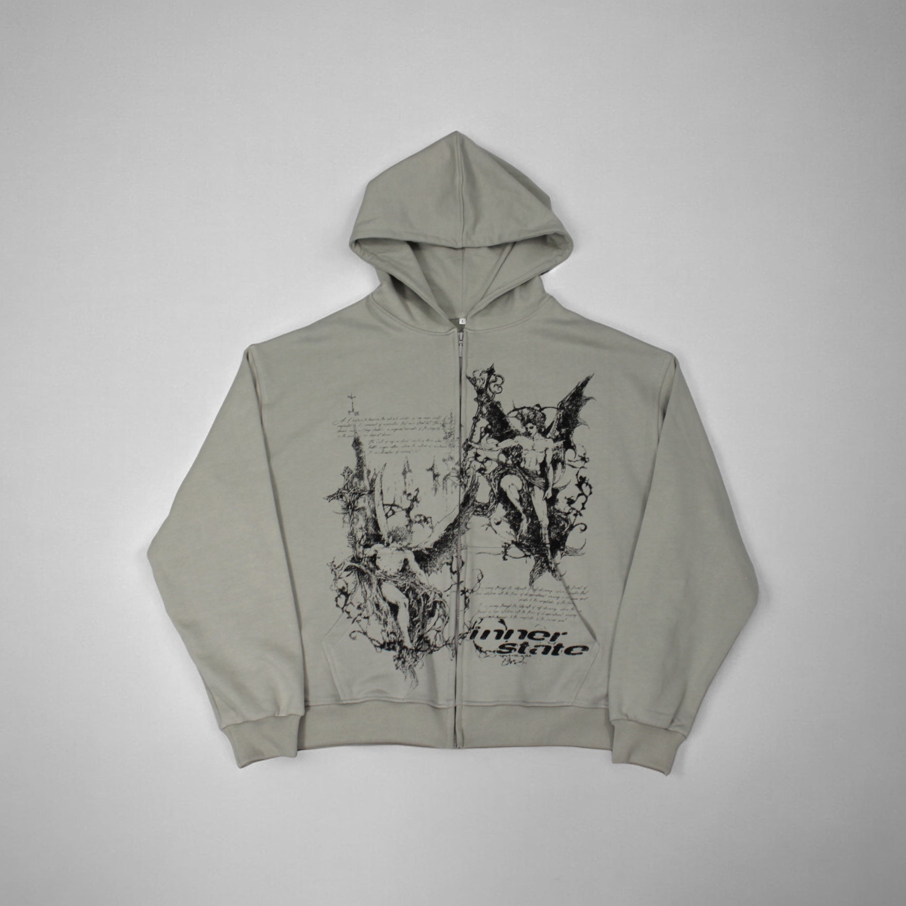 Soliloquy Heavyweight French Terry Full-Zip Hoodie