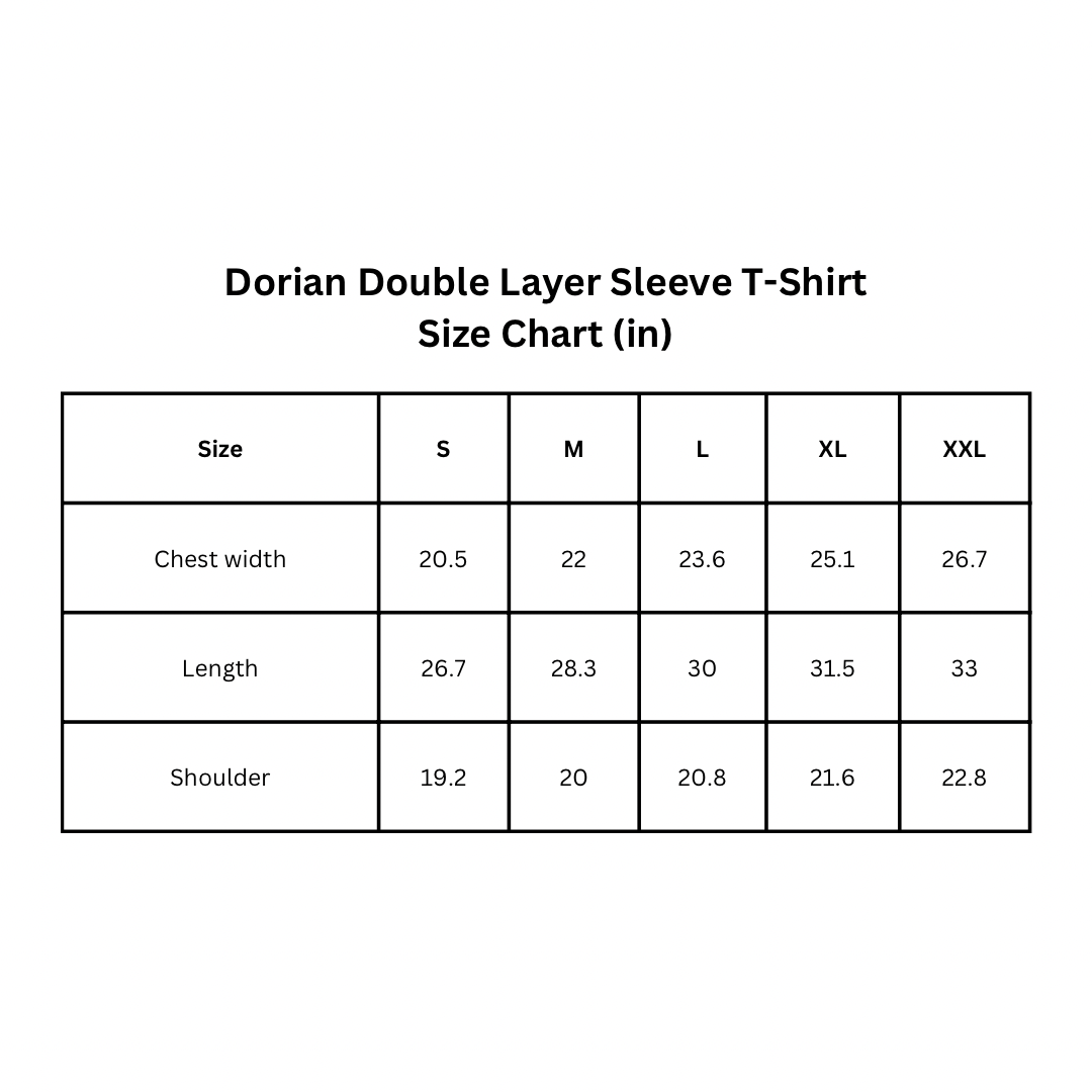 Dorian Double Layer Sleeve T-Shirt