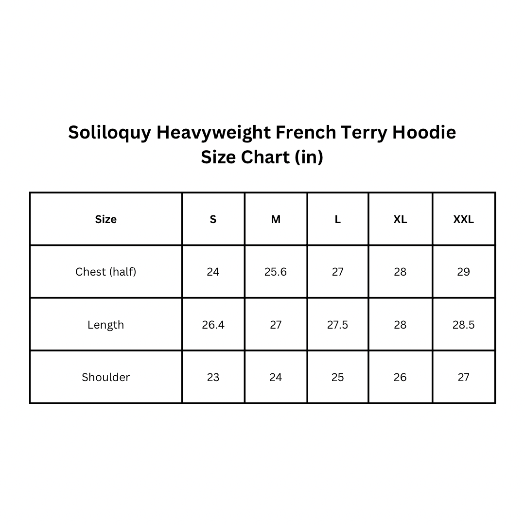 Soliloquy Heavyweight French Terry Full-Zip Hoodie